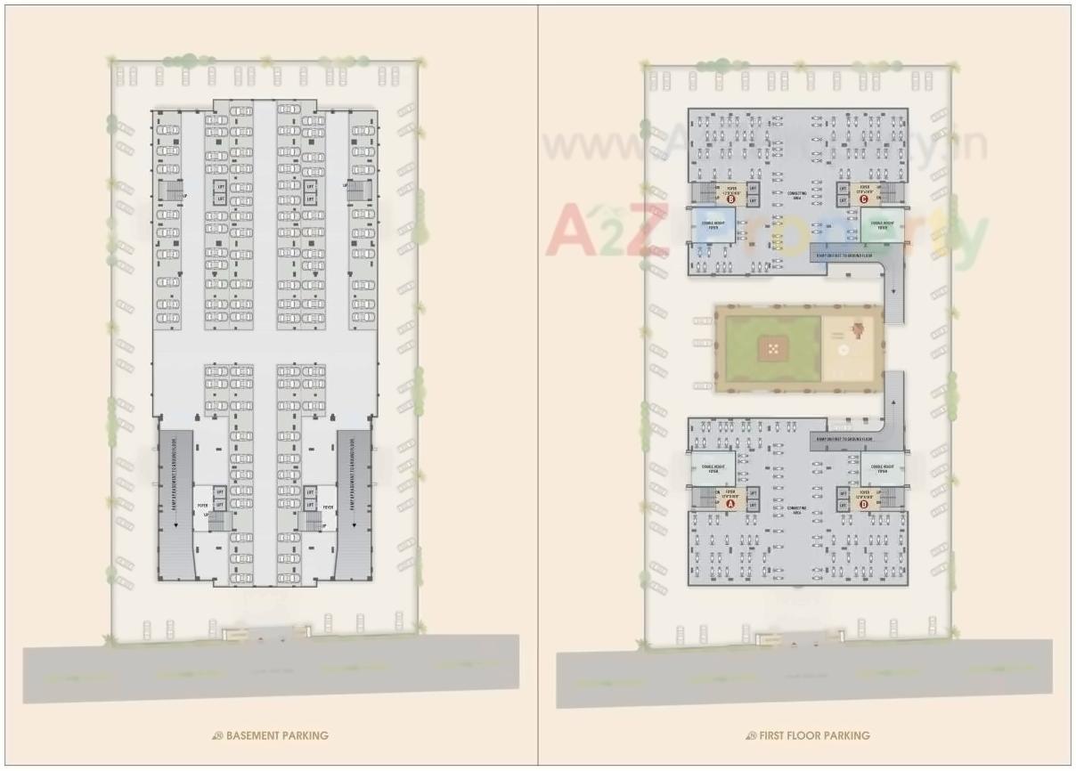 Layout of real estate project Sankalp Shivanta located at Dabholi, Surat, Gujarat
