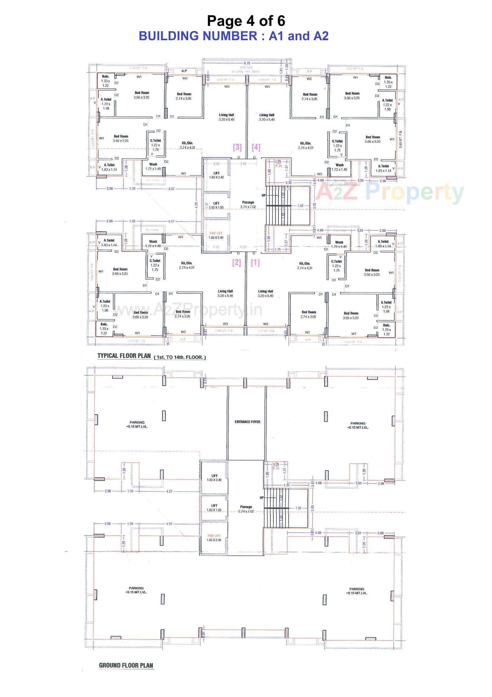Layout of real estate project Sanskruti Residency located at Mota Varachha, Surat, Gujarat