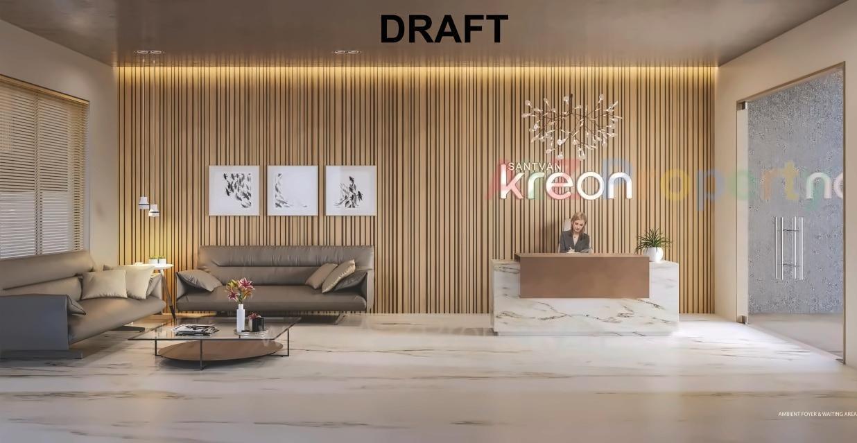 3D Elevation of real estate project Santvan Kreon located at Palanpor, Surat, Gujarat