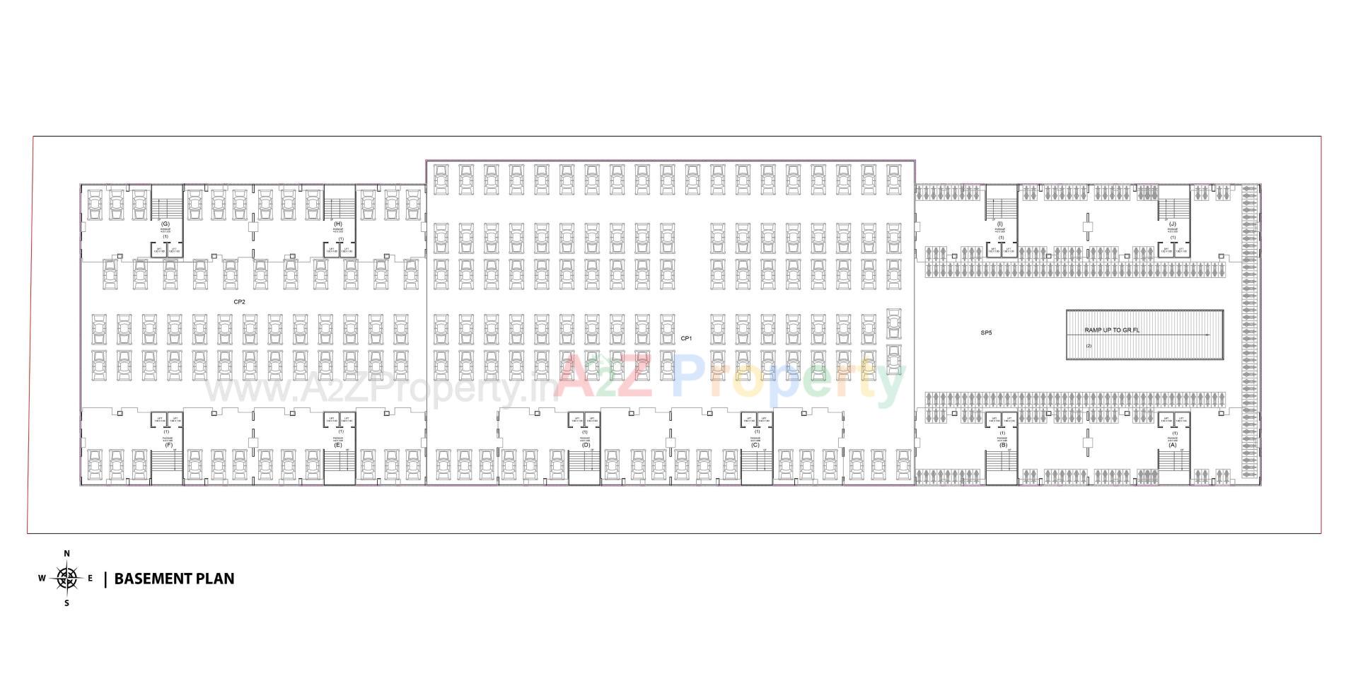 Layout of real estate project Santvan Lexon located at Palanpor, Surat, Gujarat