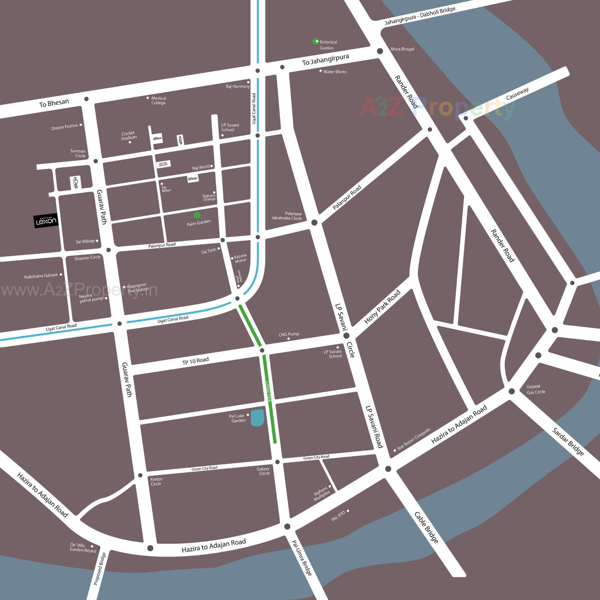  of real estate project Santvan Lexon located at Palanpor, Surat, Gujarat