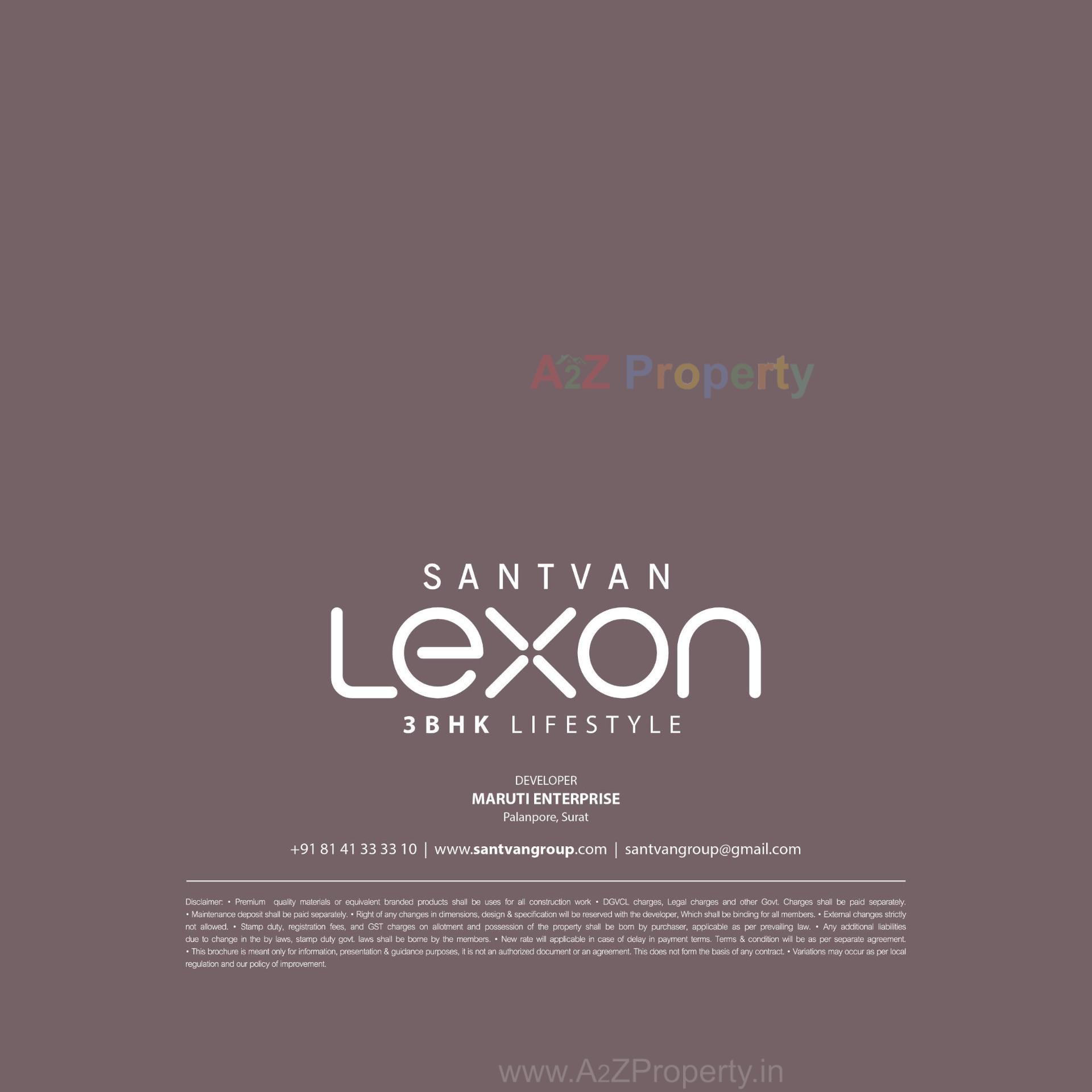  of real estate project Santvan Lexon located at Palanpor, Surat, Gujarat