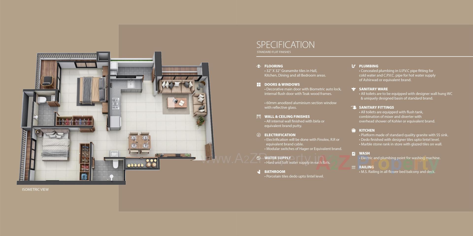 Layout of real estate project Santvan Newon located at Palanpore, Surat, Gujarat