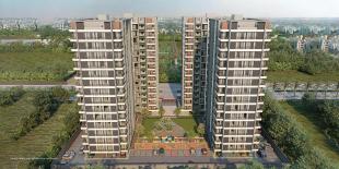 Elevation of real estate project Santvan Newon located at Palanpore, Surat, Gujarat