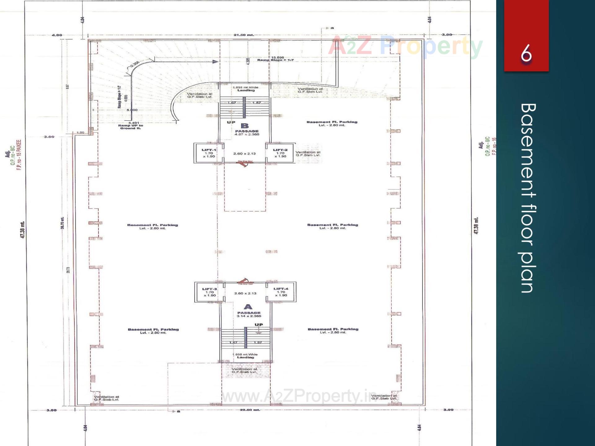 Layout of real estate project Sapna Heaven located at Surat, Surat, Gujarat