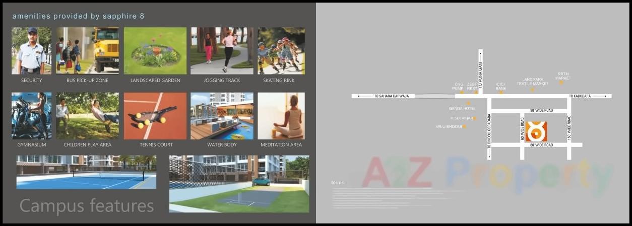  of real estate project Sapphire located at Parvat, Surat, Gujarat