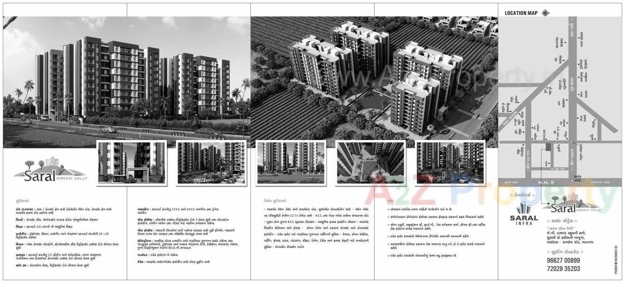  of real estate project Saral Green Vally located at Navagam, Surat, Gujarat