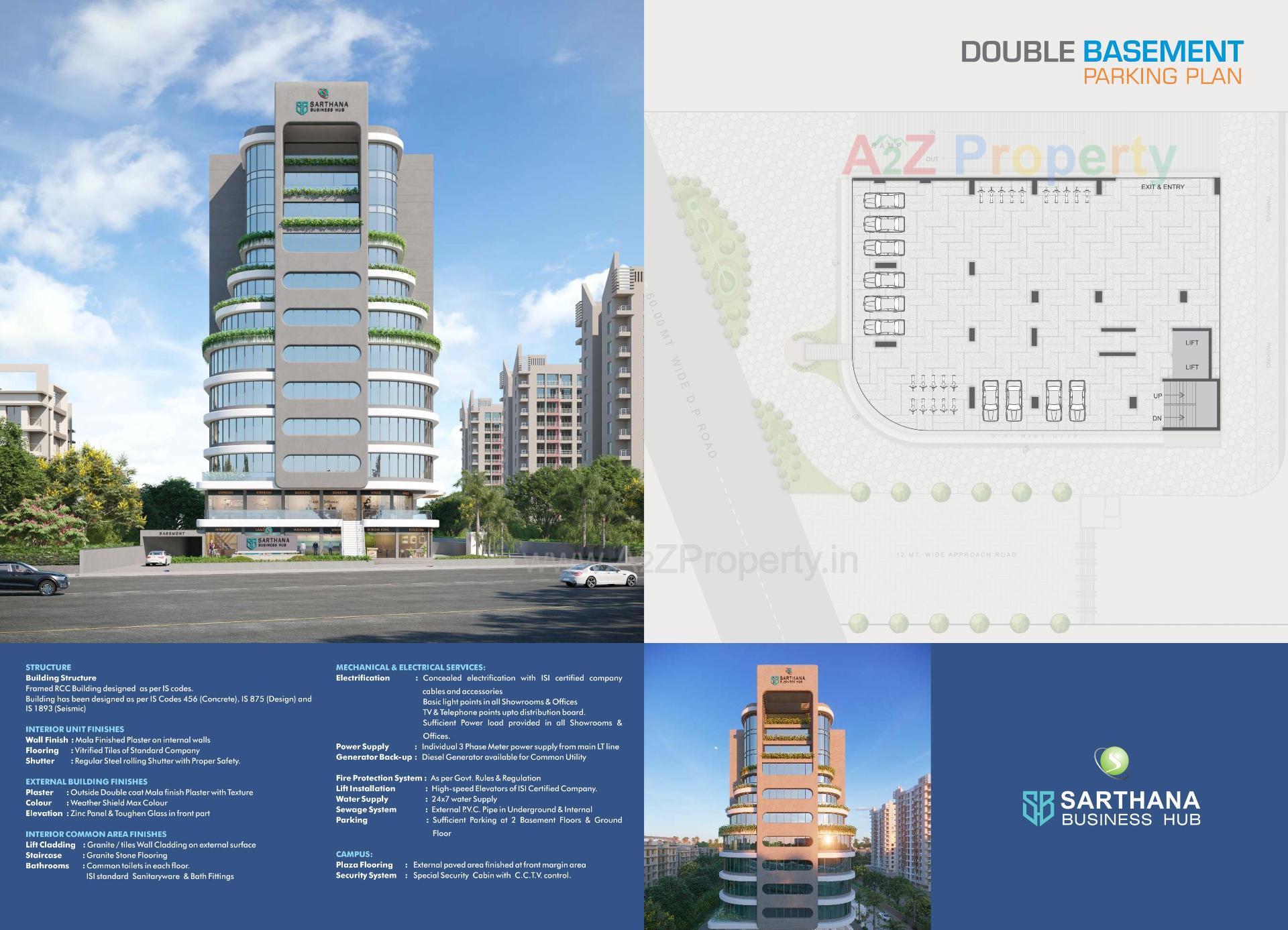  of real estate project Sarthana Business Hub located at Sarthana, Surat, Gujarat