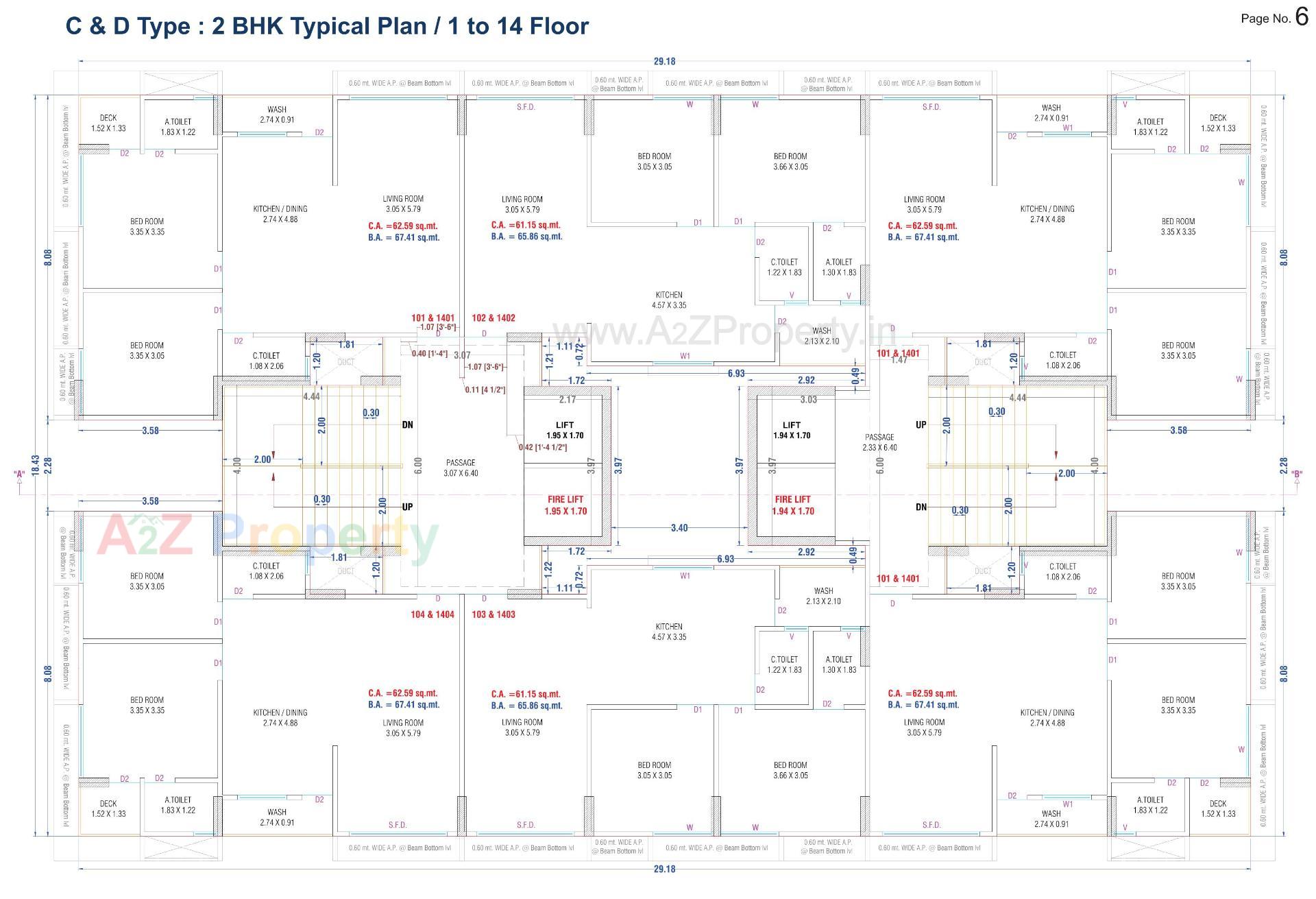 Layout of real estate project Saundarya Palace located at Surat, Surat, Gujarat