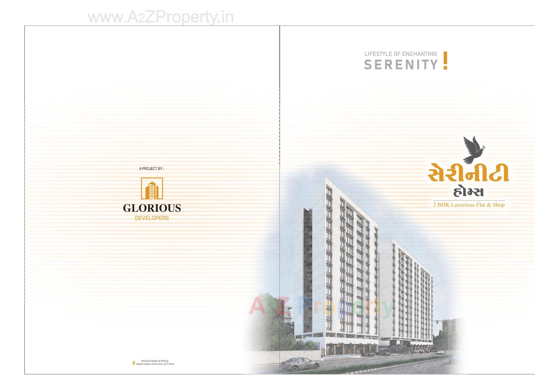  of real estate project Serenity Homes located at Singanpor, Surat, Gujarat
