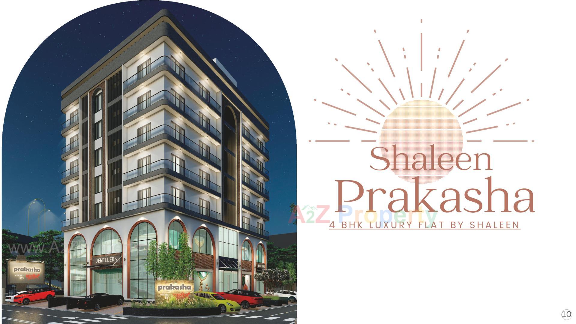 3D Elevation of real estate project Shaleen Prakasha located at Athwa, Surat, Gujarat