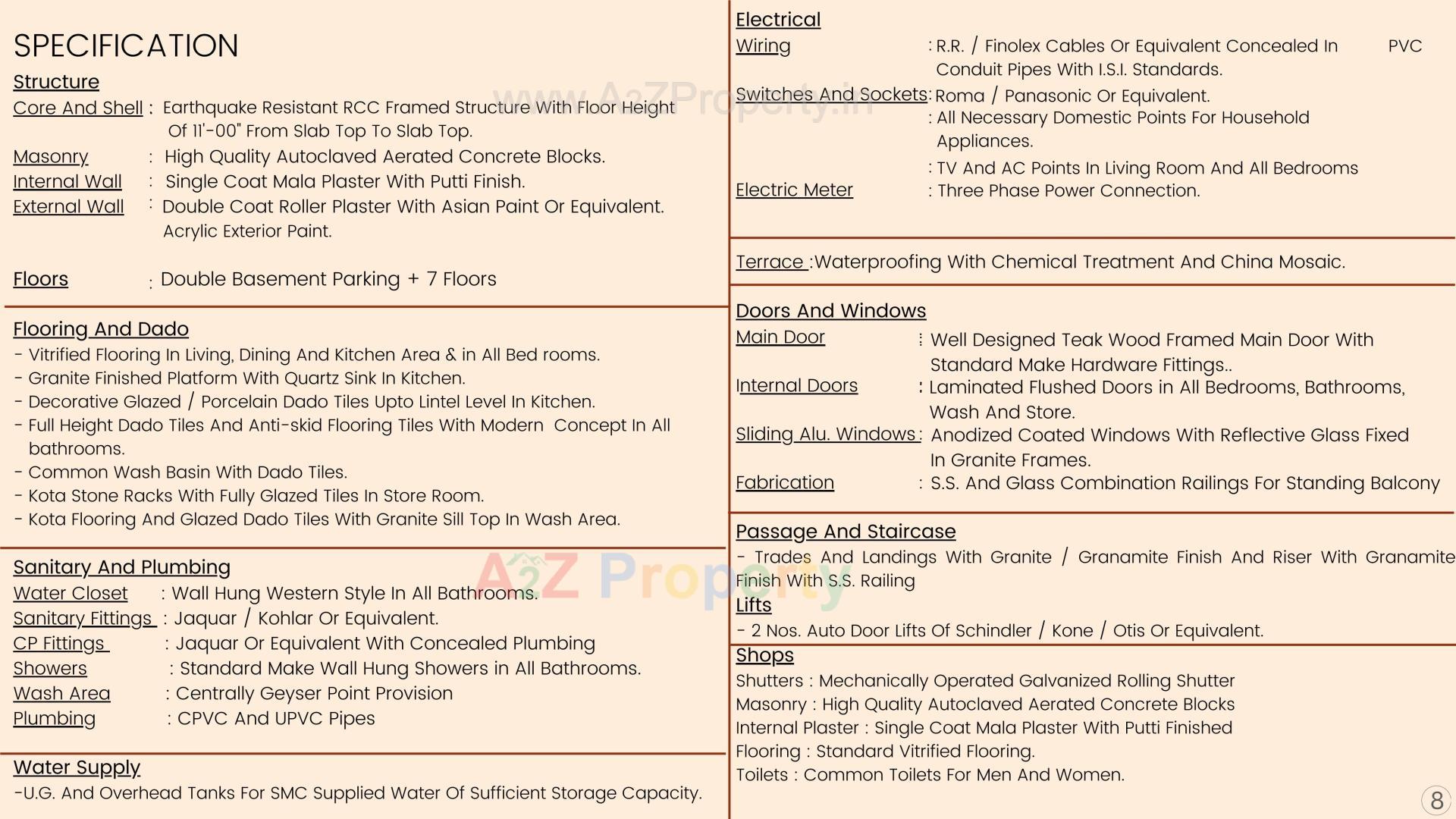  of real estate project Shaleen Prakasha located at Athwa, Surat, Gujarat