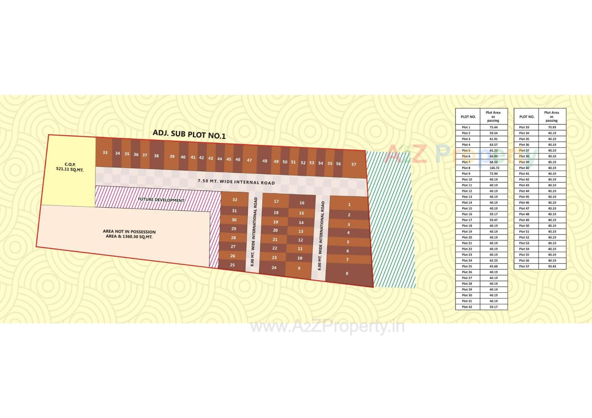 Layout of real estate project Shalibhadra Home located at Surat, Surat, Gujarat