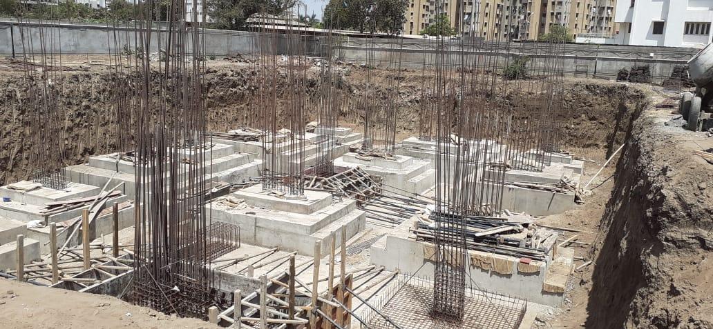 129070_const of real estate project Shaligram Kinaro located at Singanpore, Surat, Gujarat