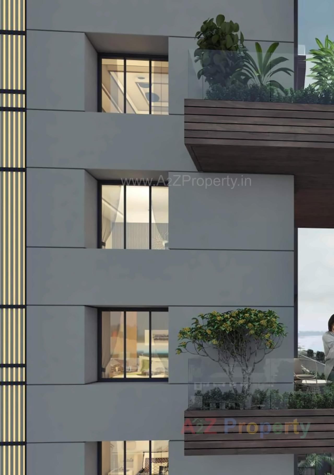 3D Elevation of real estate project Shaligram Kinaro located at Singanpore, Surat, Gujarat