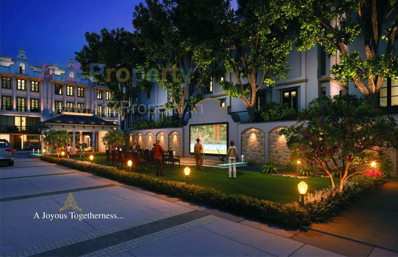 3D Elevation of real estate project Shanta Godavari Luxury Villas located at Vesu, Surat, Gujarat