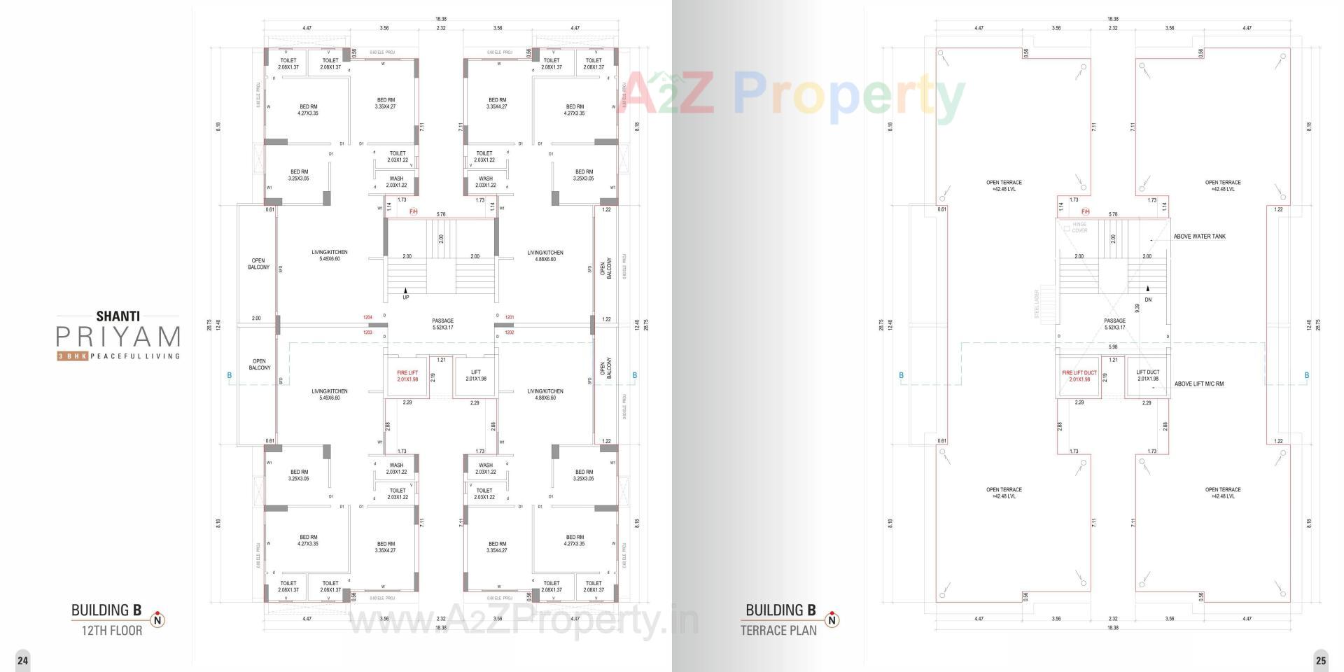 Layout of real estate project Shanti Priyam located at Pal, Surat, Gujarat