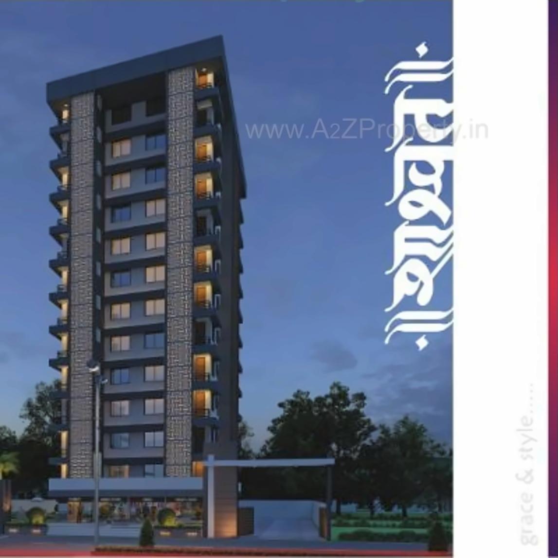 3D Elevation of real estate project Shashwat Residency located at Udhna, Surat, Gujarat