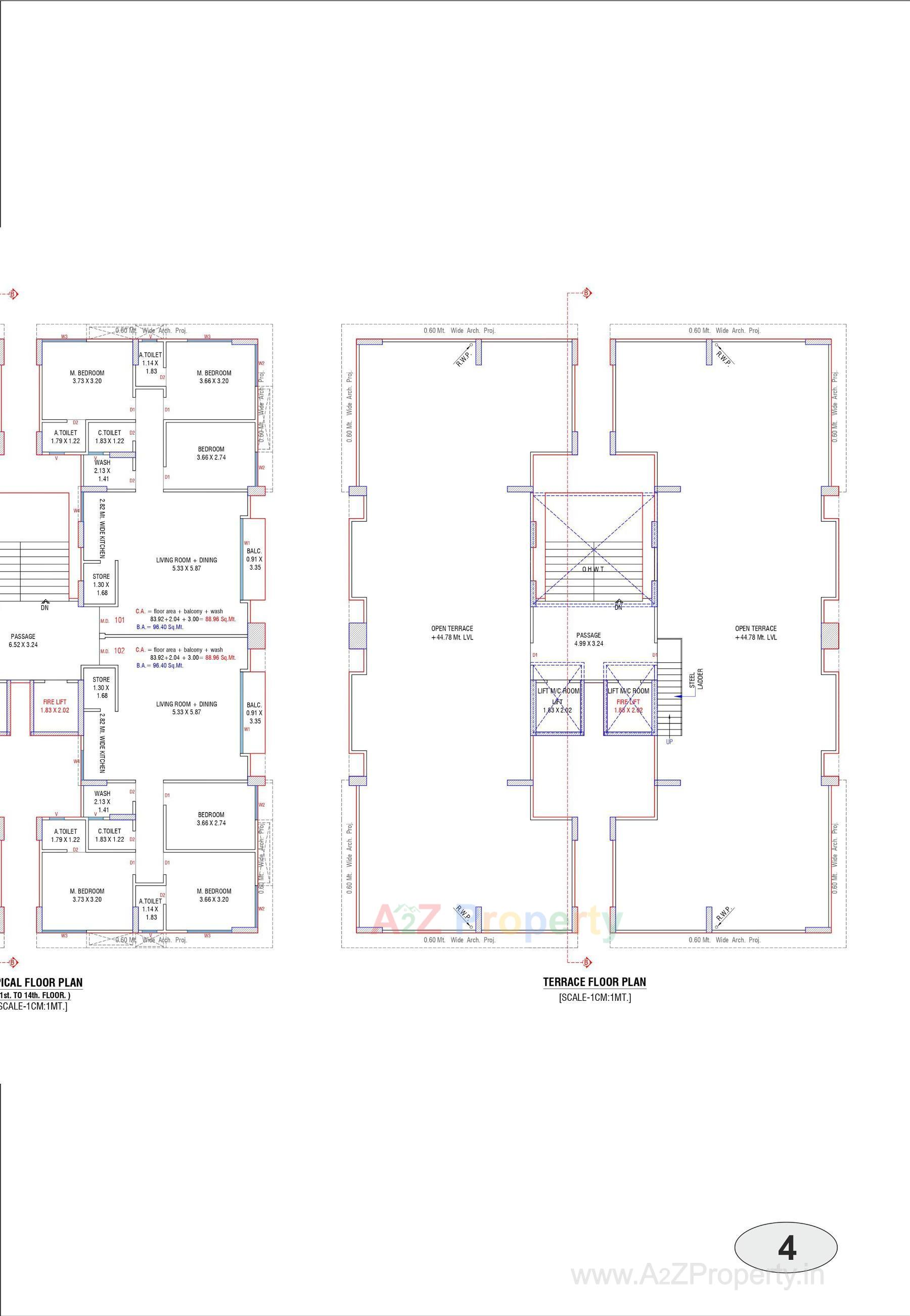 Layout of real estate project Shatabdi Heritage located at Variyav, Surat, Gujarat