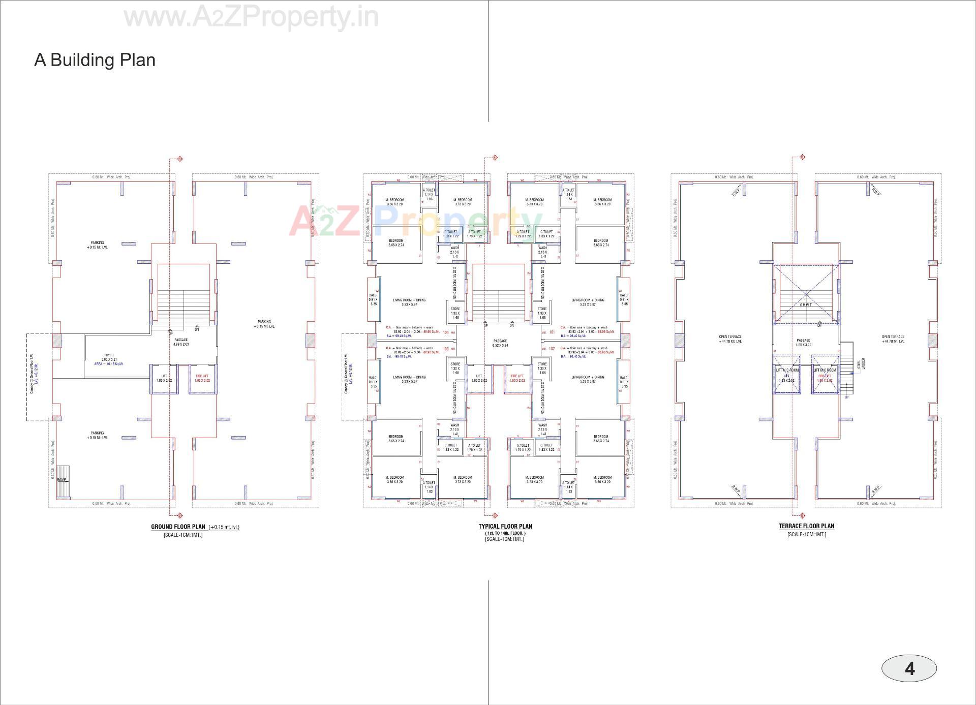 Layout of real estate project Shatabdi Heritage located at Variyav, Surat, Gujarat