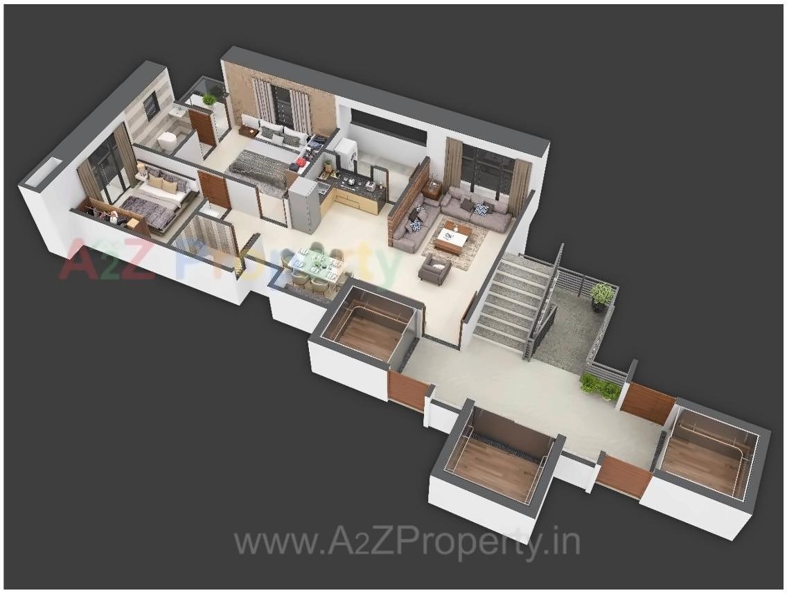 Layout of real estate project Sheraton Tower located at Abrama, Surat, Gujarat