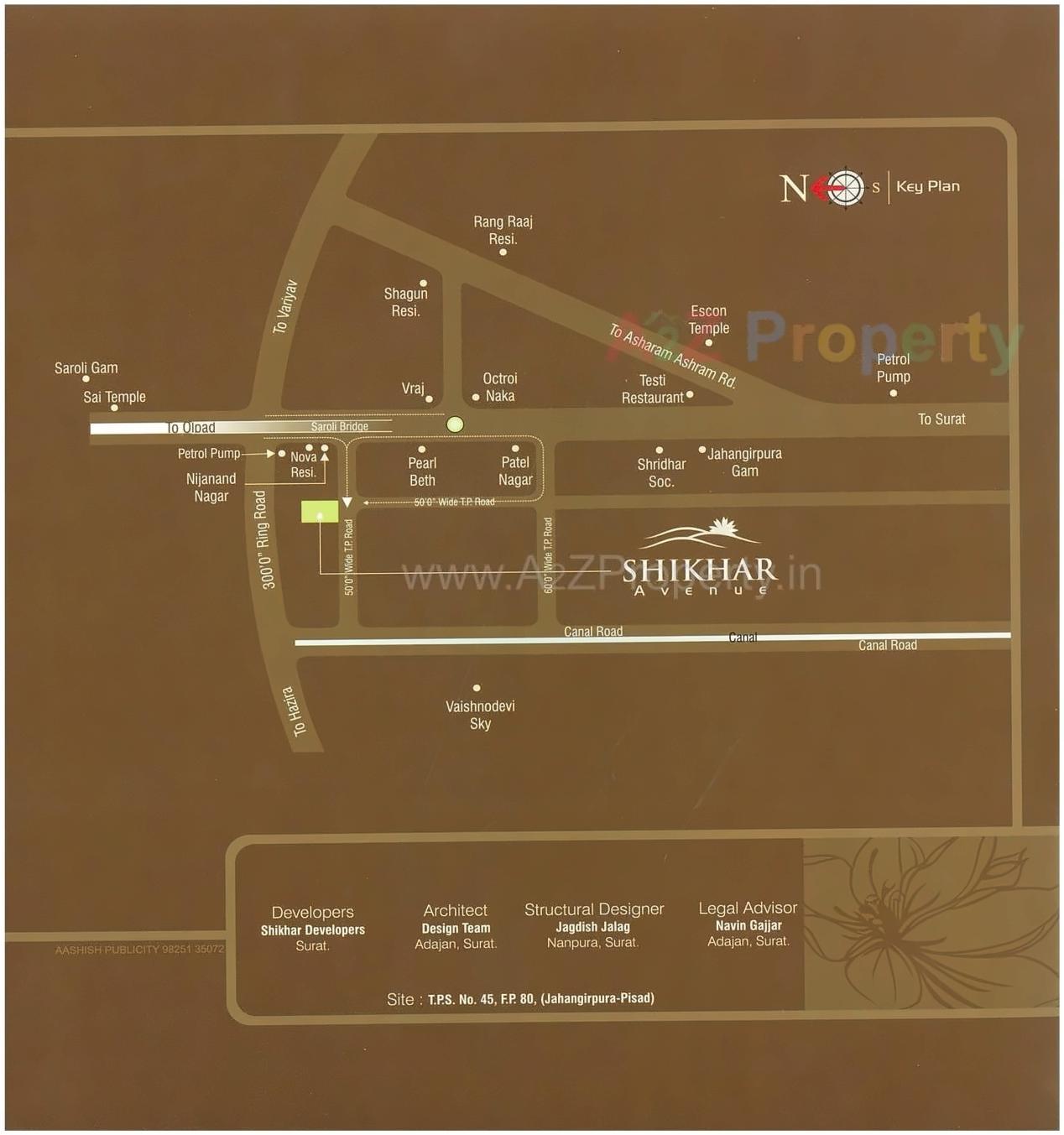  of real estate project Shikhar Avenue located at Jahangir-pura, Surat, Gujarat