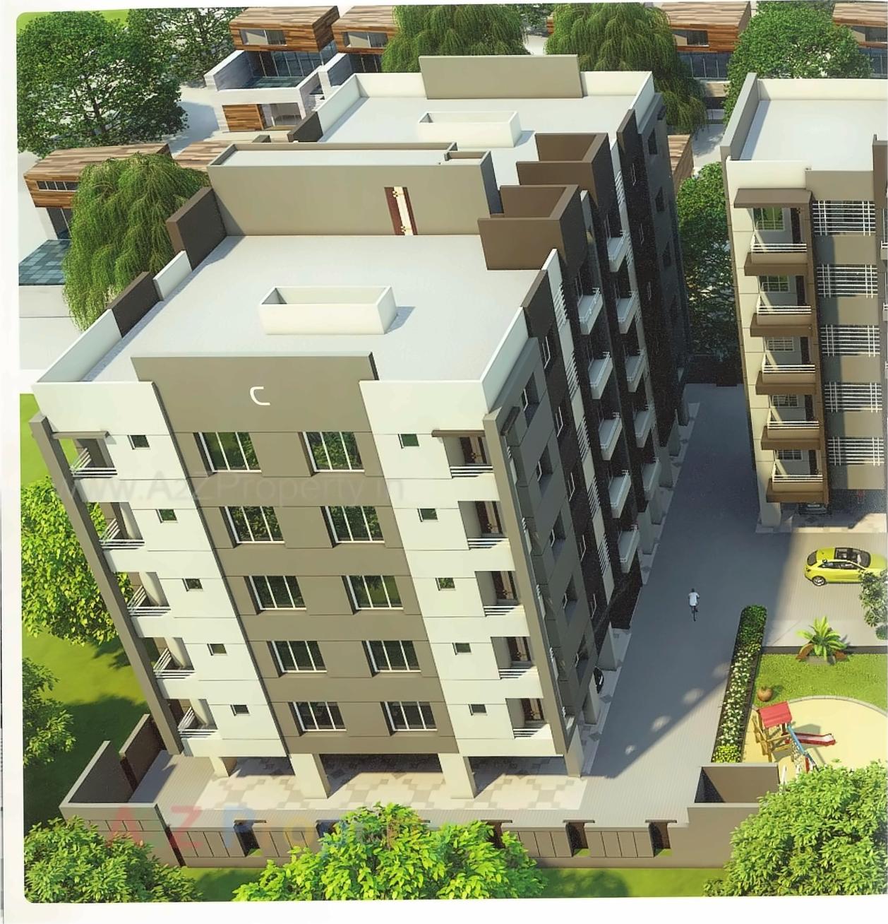 3D Elevation of real estate project Shikhar Avenue located at Jahangir-pura, Surat, Gujarat
