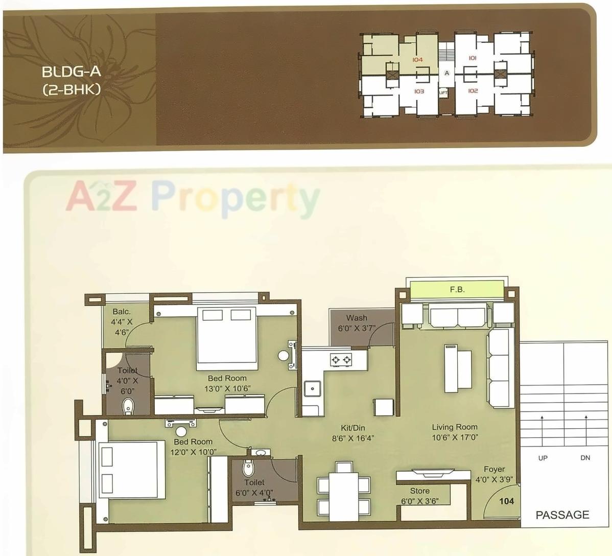 Layout of real estate project Shikhar Avenue located at Jahangir-pura, Surat, Gujarat