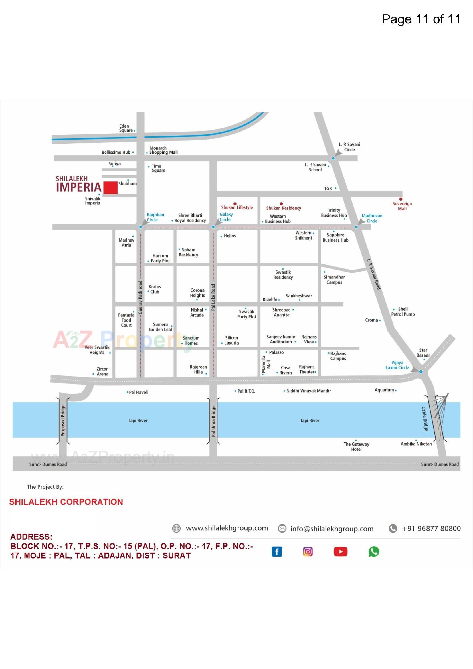  of real estate project Shilalekh Imperia located at Pal, Surat, Gujarat