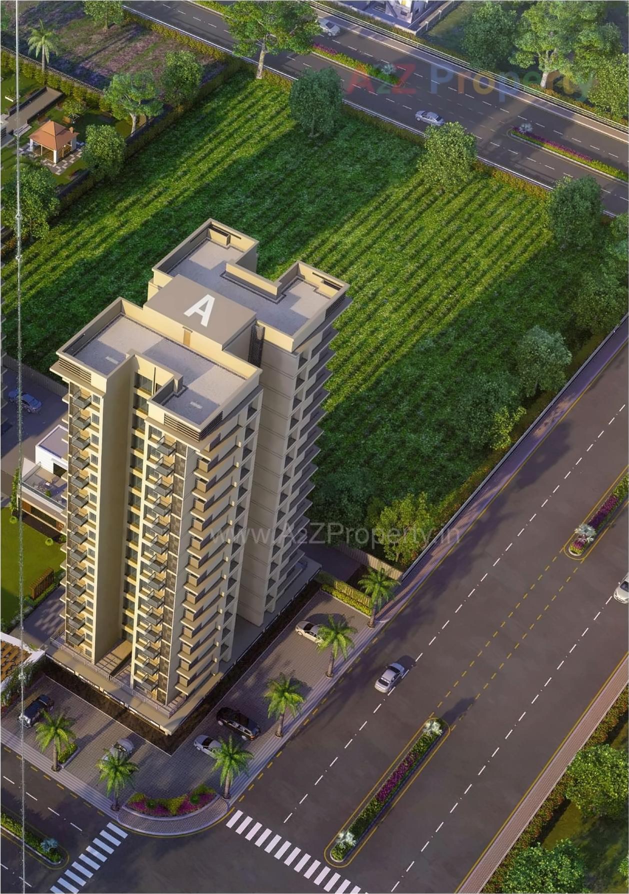 3D Elevation of real estate project Shiv Digja located at Pal, Surat, Gujarat