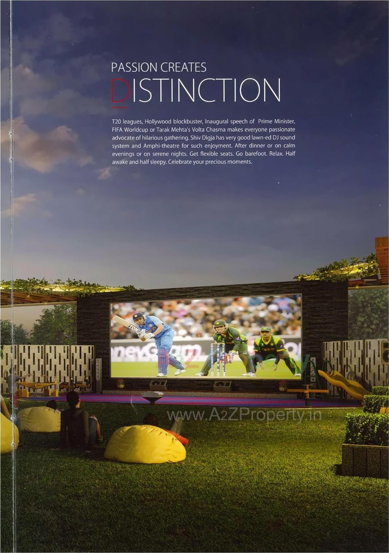 3D Elevation of real estate project Shiv Digja located at Pal, Surat, Gujarat