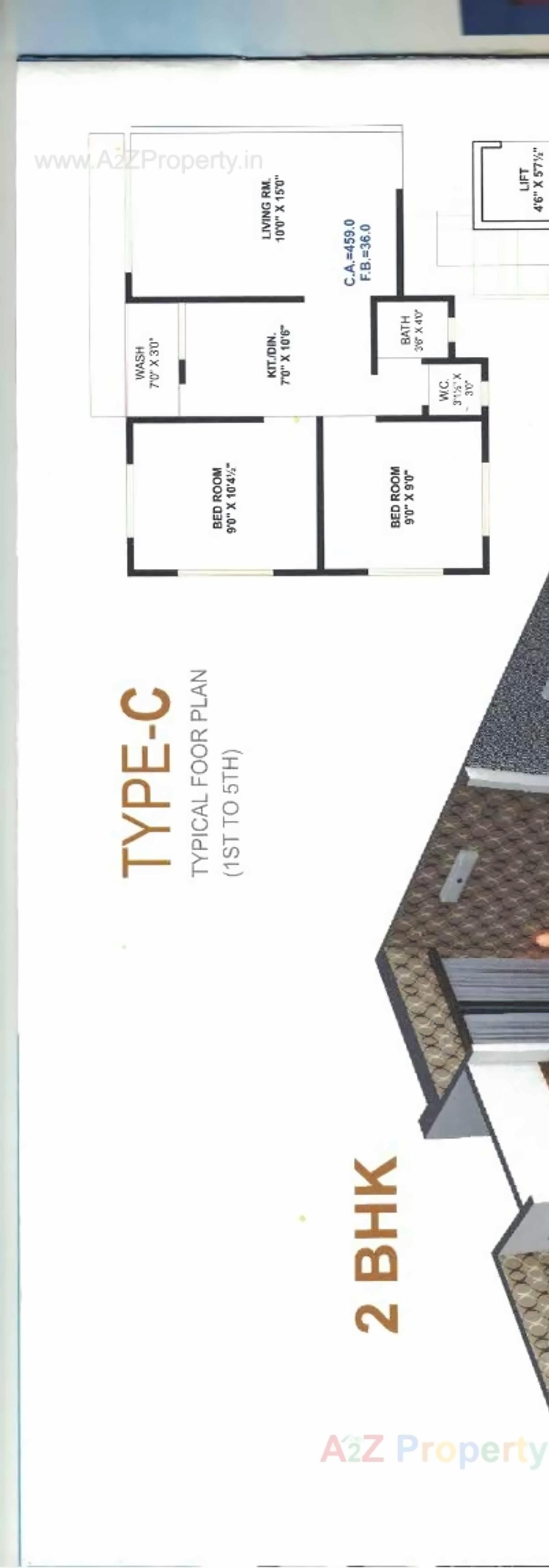 Layout of real estate project Shiv Drashti Residency located at Pardi, Surat, Gujarat