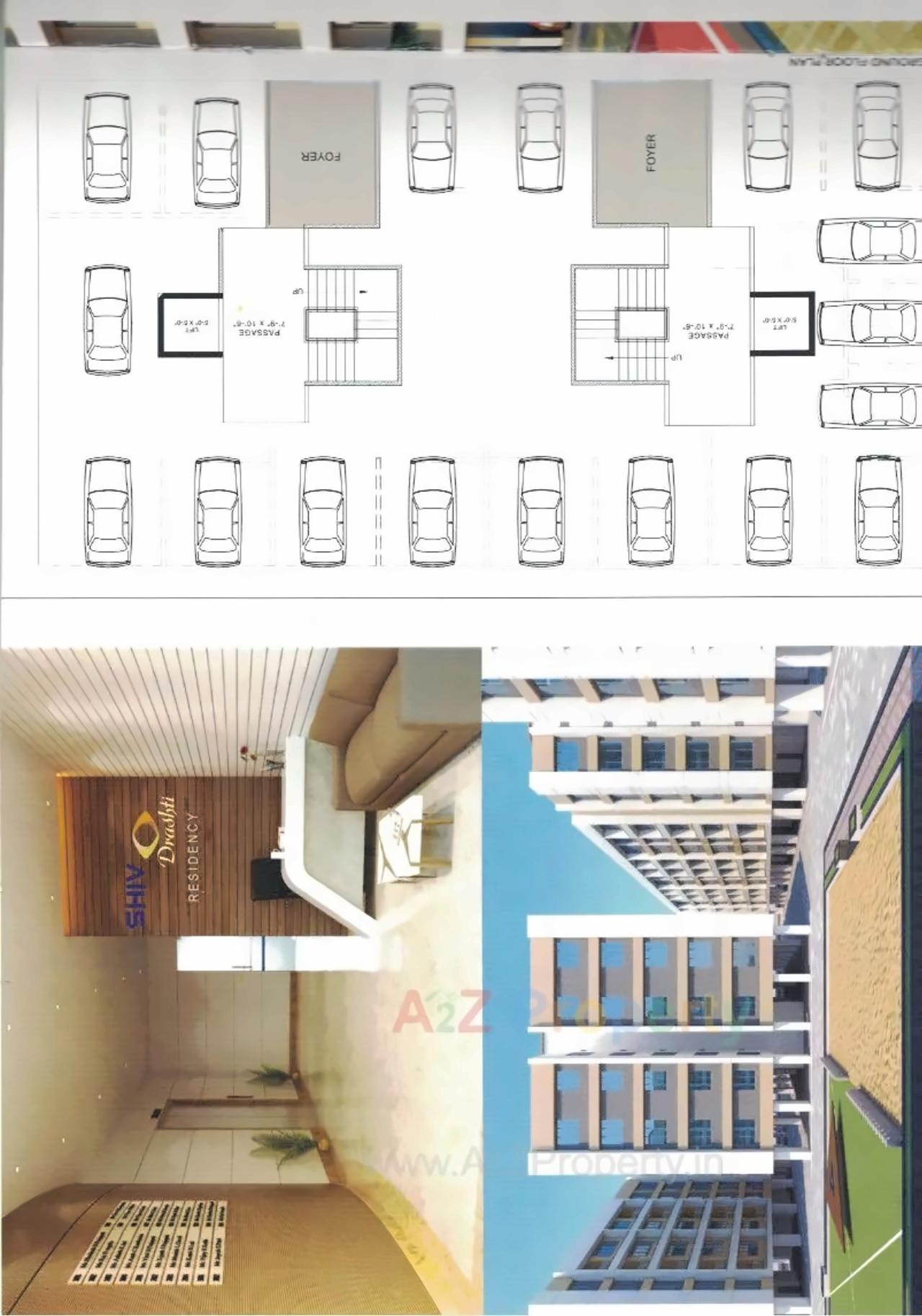 Layout of real estate project Shiv Drashti Residency located at Pardi, Surat, Gujarat