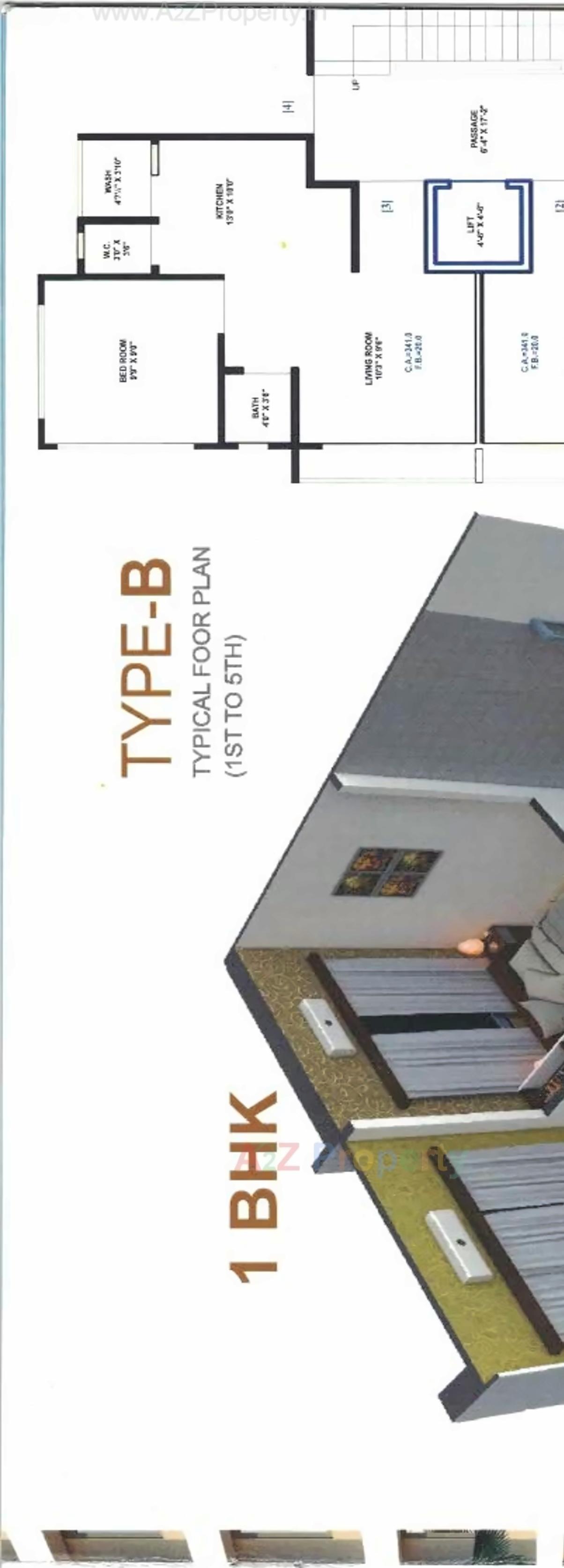 Layout of real estate project Shiv Drashti Residency located at Pardi, Surat, Gujarat