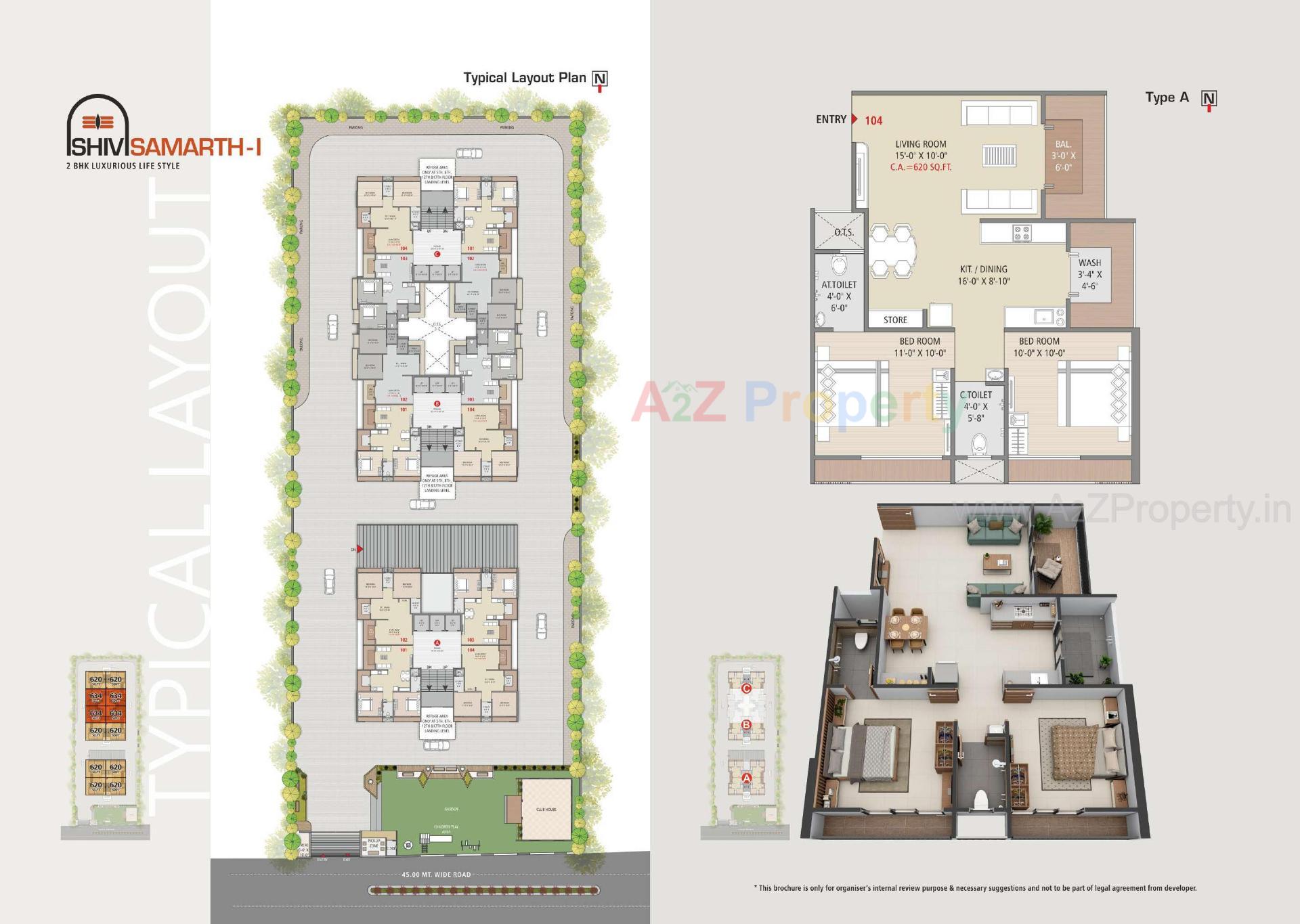 Layout of real estate project Shiv Samarth located at Pal, Surat, Gujarat