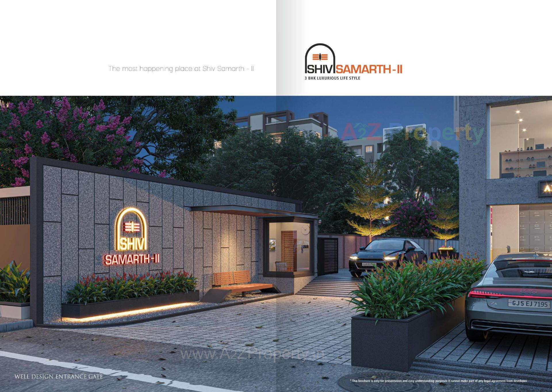 3D Elevation of real estate project Shiv Samarth located at Pal, Surat, Gujarat