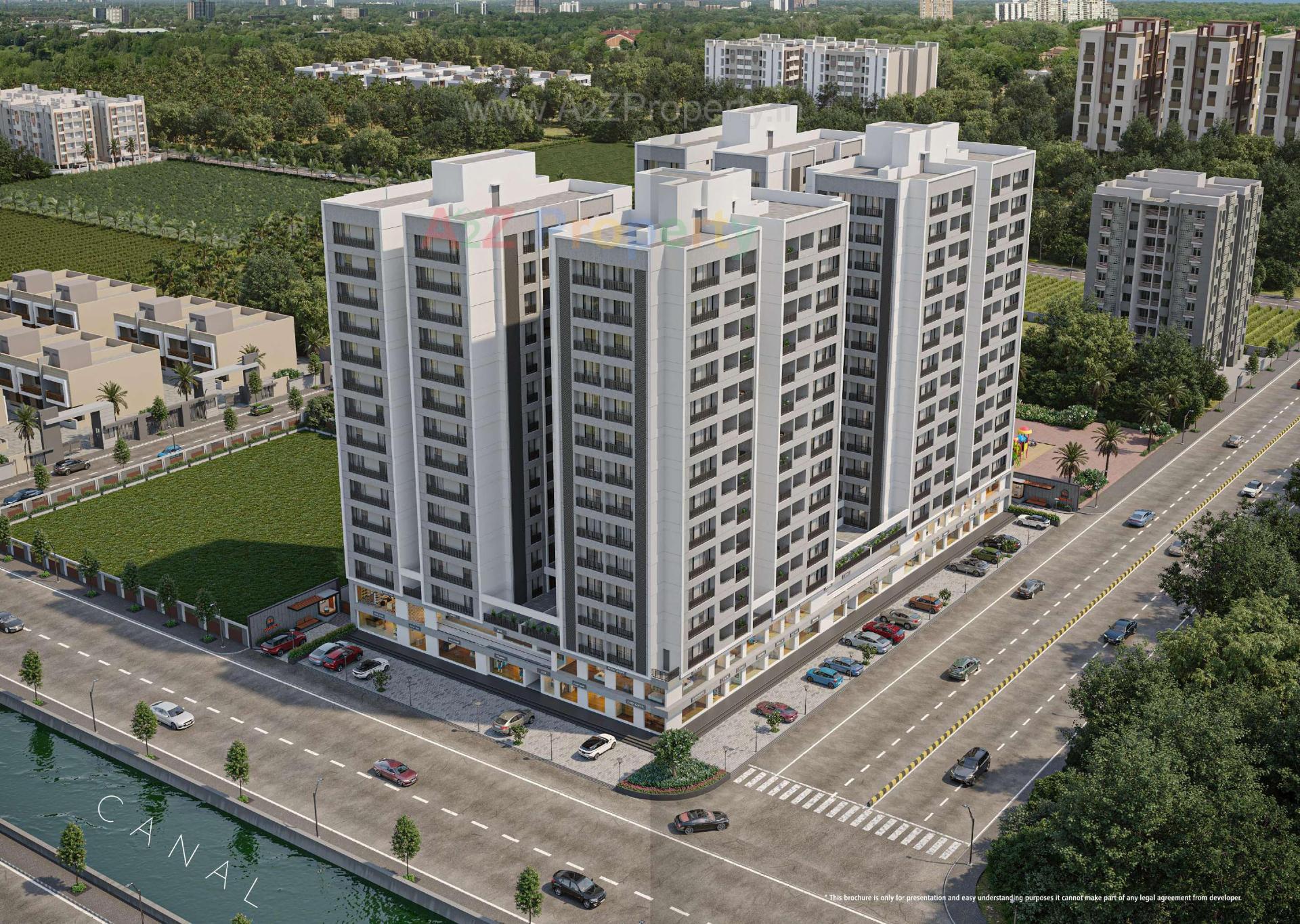 3D Elevation of real estate project Shiv Samarth located at Pal, Surat, Gujarat