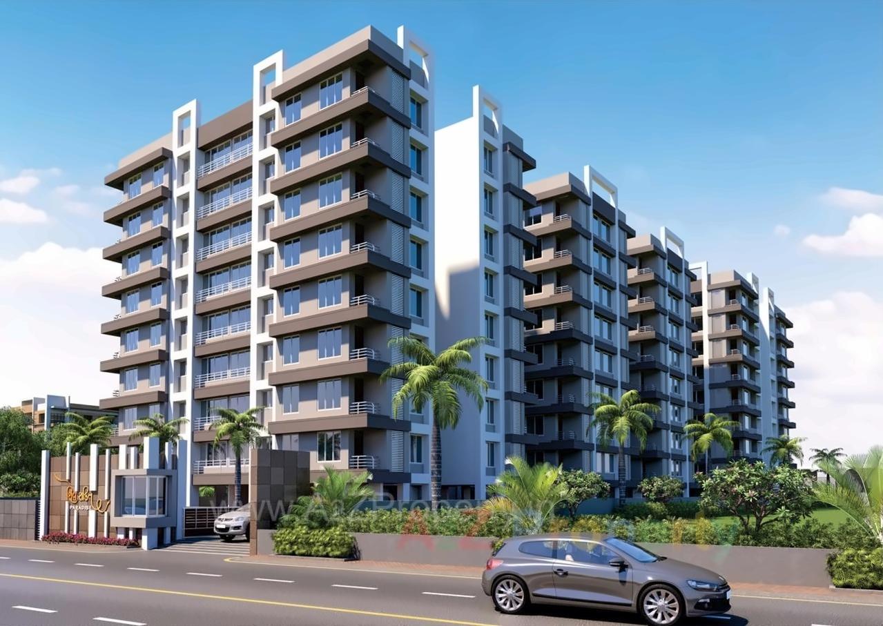 3D Elevation of real estate project Shiv Shakti Paradise located at Varachha, Surat, Gujarat