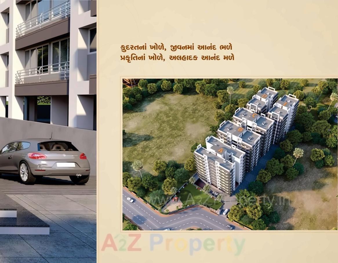 3D Elevation of real estate project Shiv Shakti Paradise located at Varachha, Surat, Gujarat