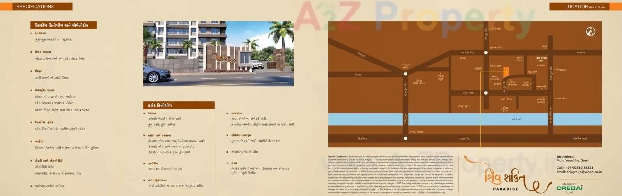  of real estate project Shiv Shakti Paradise located at Varachha, Surat, Gujarat