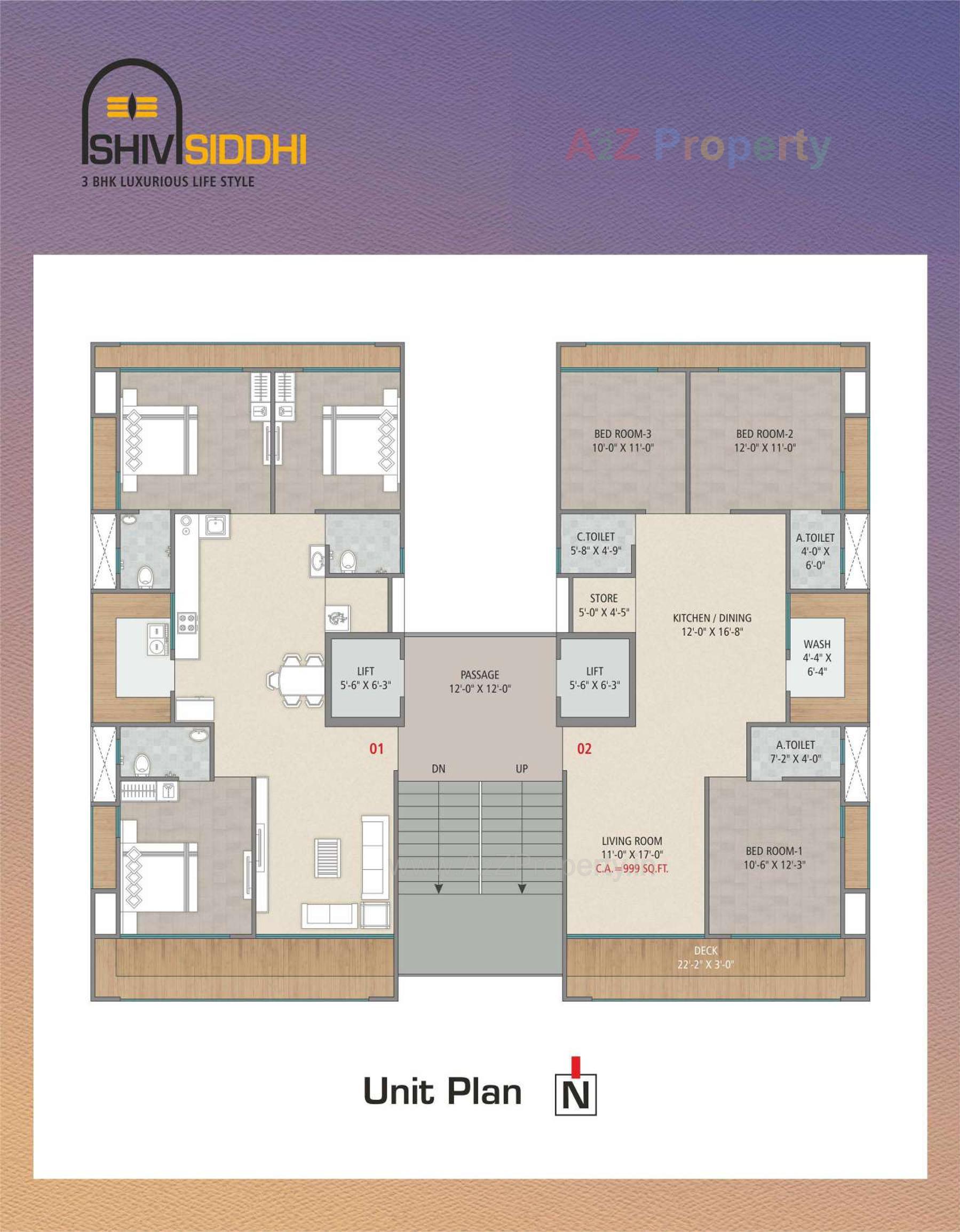 Layout of real estate project Shiv Siddhi located at Pal, Surat, Gujarat