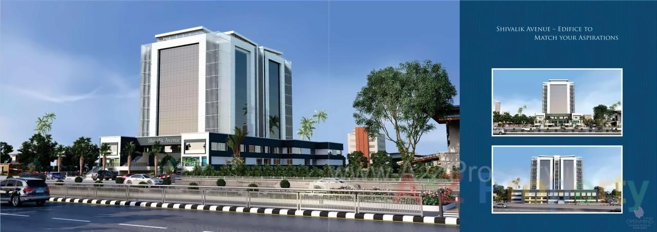 3D Elevation of real estate project Shivalik Avenue located at Udhana-darwaja, Surat, Gujarat