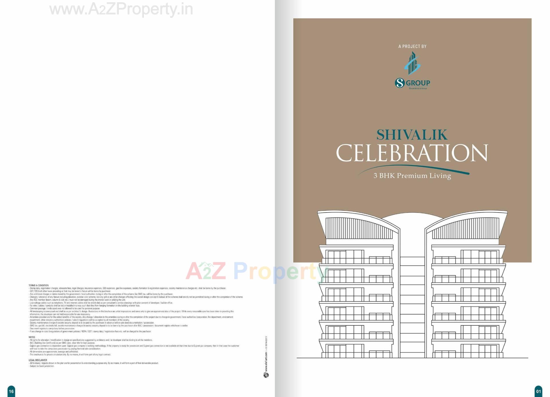  of real estate project Shivalik  Celebration located at Bhimrad , Surat, Gujarat