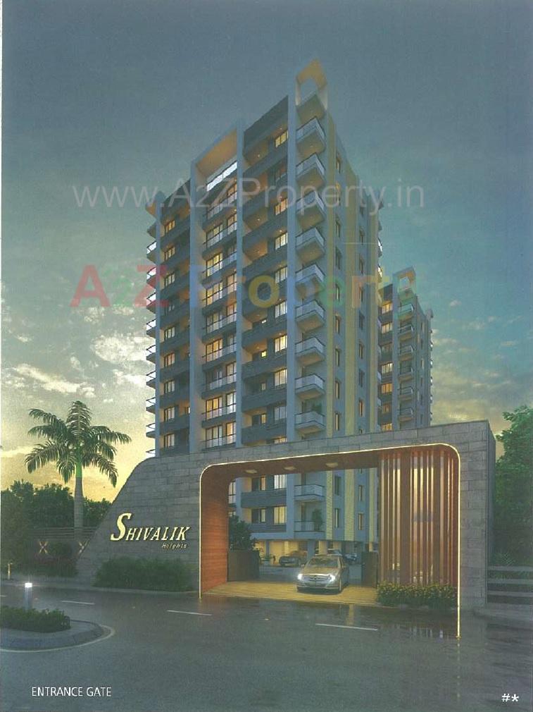 3D Elevation of real estate project Shivalik Heights located at Dabholi, Surat, Gujarat