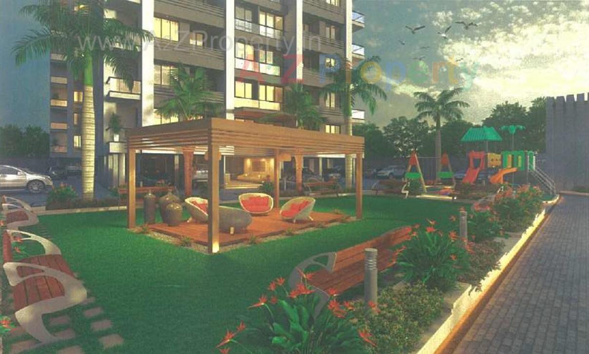 3D Elevation of real estate project Shivalik Heights located at Dabholi, Surat, Gujarat