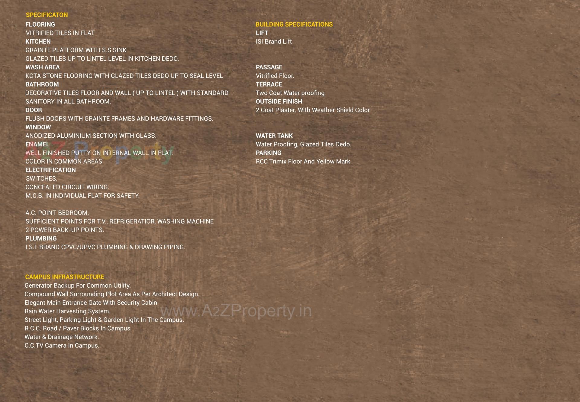  of real estate project Shivalik Residency located at Bhimrad, Surat, Gujarat