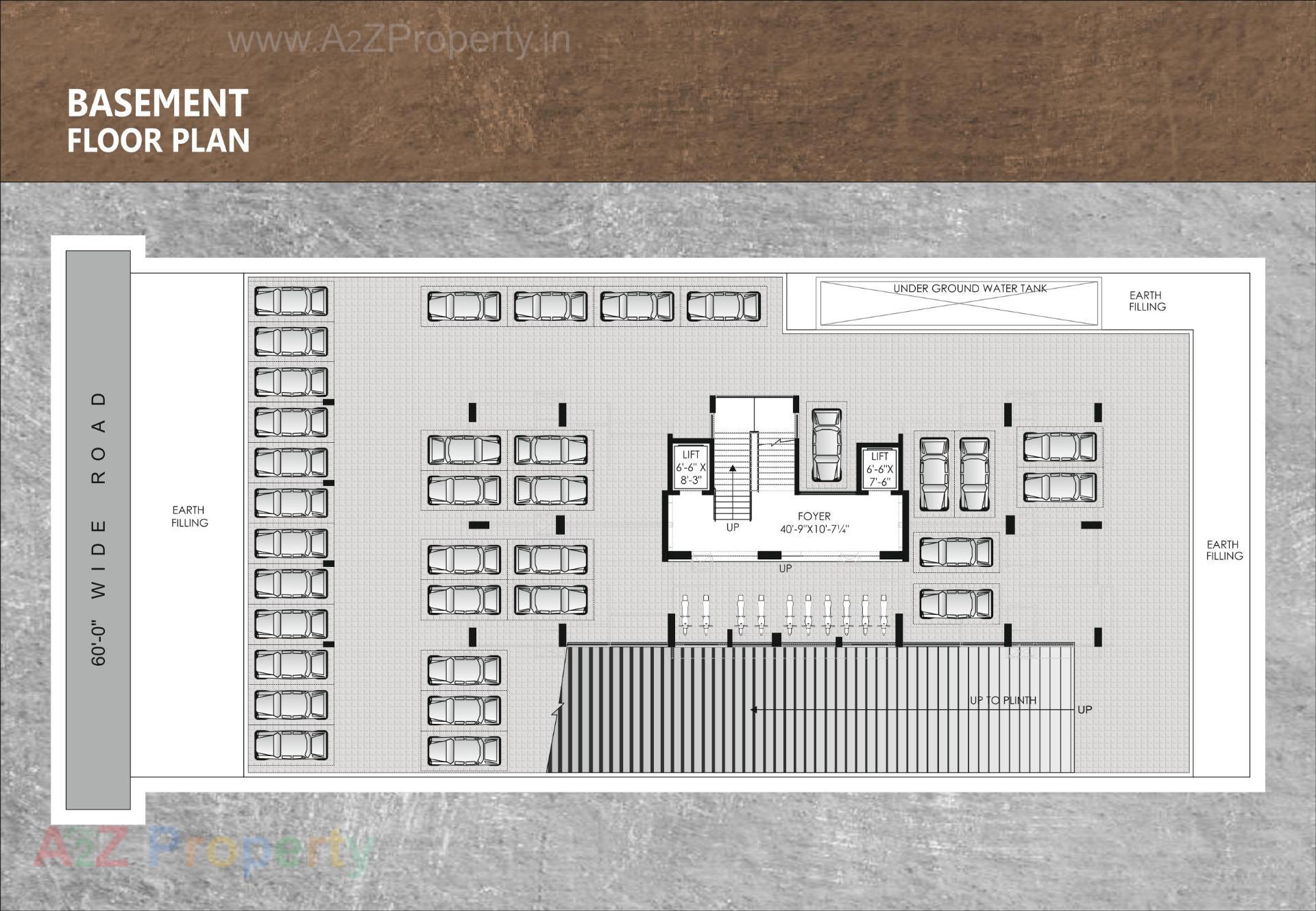Layout of real estate project Shivalik Residency located at Bhimrad, Surat, Gujarat