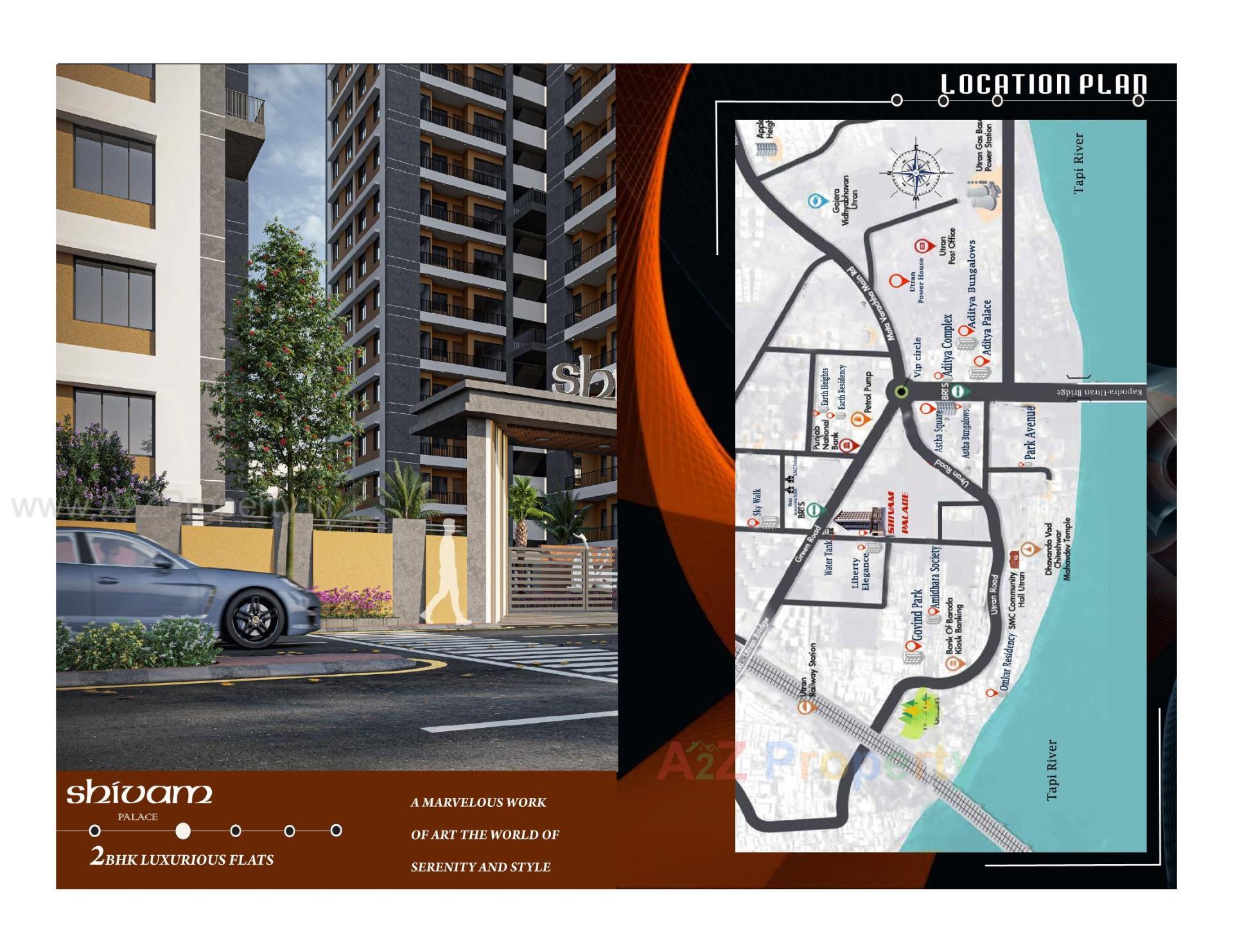  of real estate project Shivam Palace located at Kosad, Surat, Gujarat