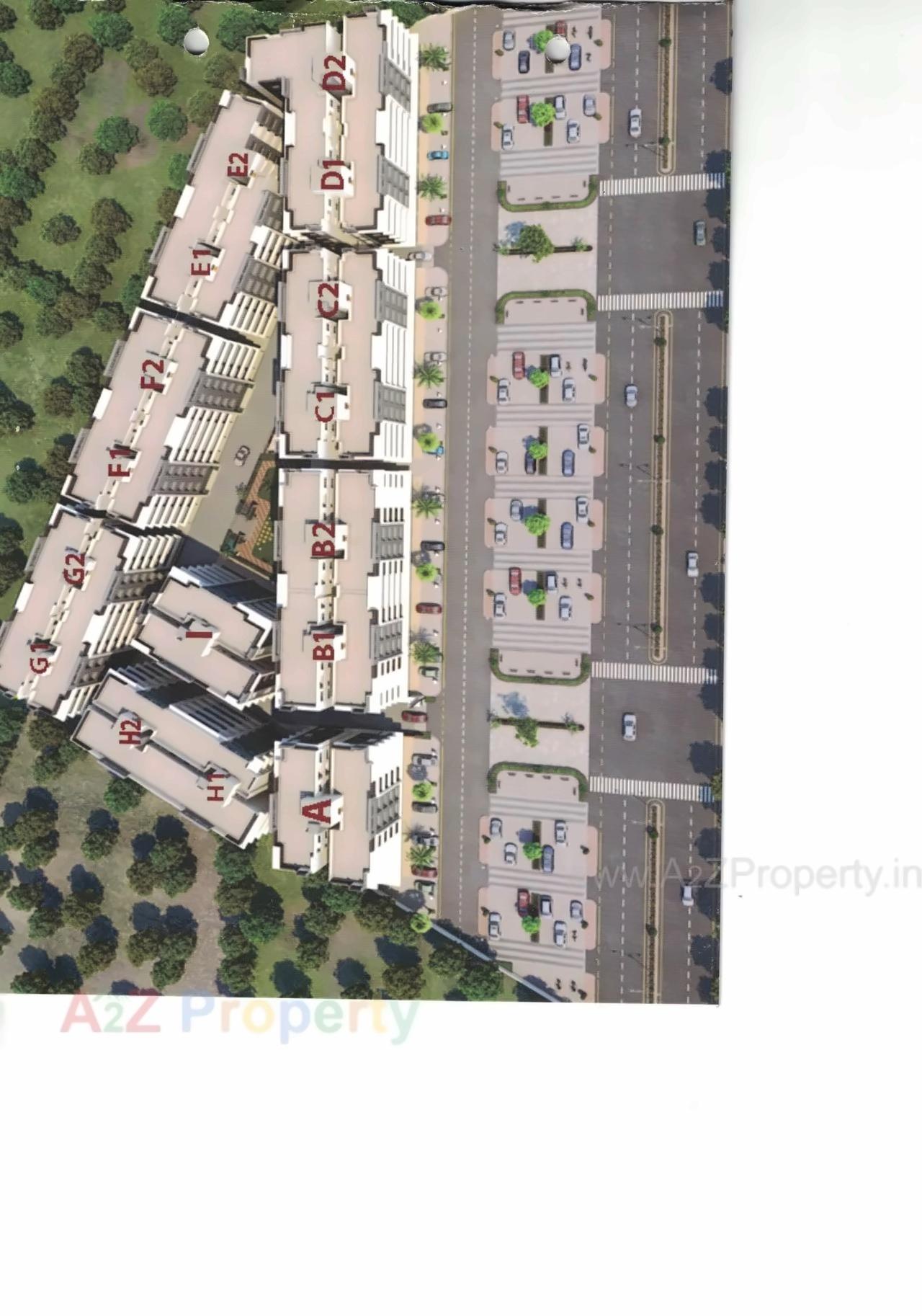 Layout of real estate project Shivanjali Dreams located at Kamrej, Surat, Gujarat