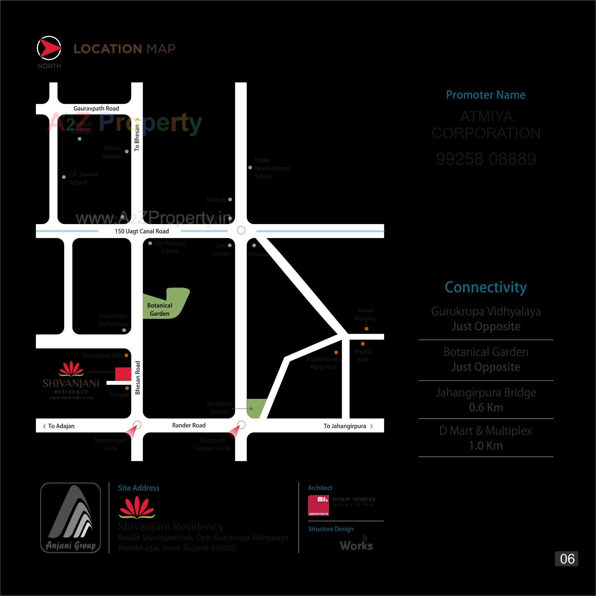  of real estate project Shivanjani Residency located at Rander, Surat, Gujarat